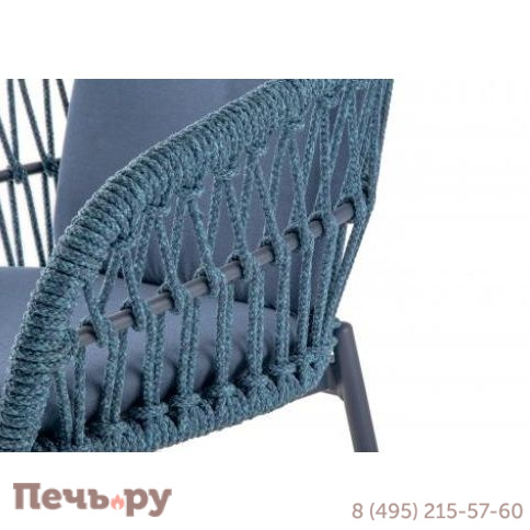 Кресло плетеное с подушками Grattoni Elba Rope фото 4