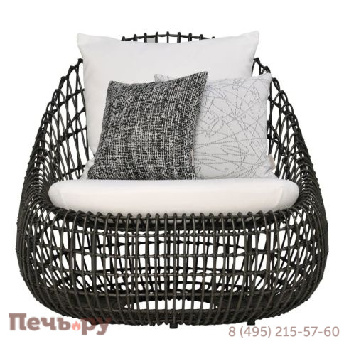 Кресло плетеное с подушками Janus et Cie Vino фото 7