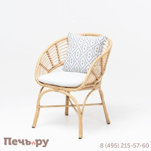 Кресло плетеное с подушками RosaDesign Coconut фото