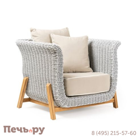 Кресло плетеное с подушками RosaDesign Zante фото