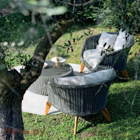 Кресло плетеное с подушкой Atmosphera Ludo фото 3