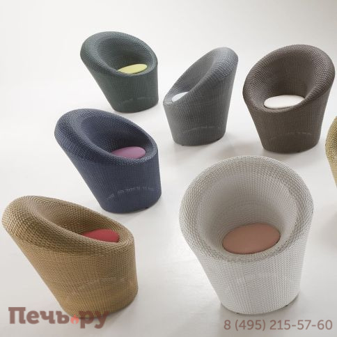 Кресло плетеное с подушкой DFN Maratea фото 3