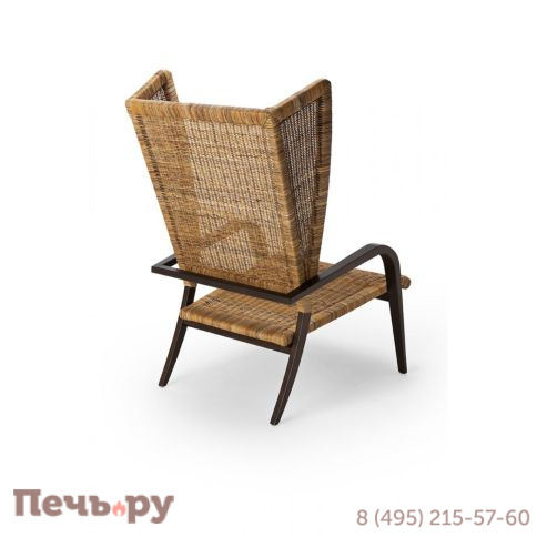 Кресло плетеное с подушкой Exteta Poltrona Bergere 1939 фото 4