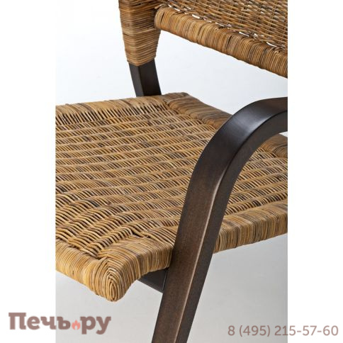 Кресло плетеное с подушкой Exteta Poltrona Bergere 1939 фото 9