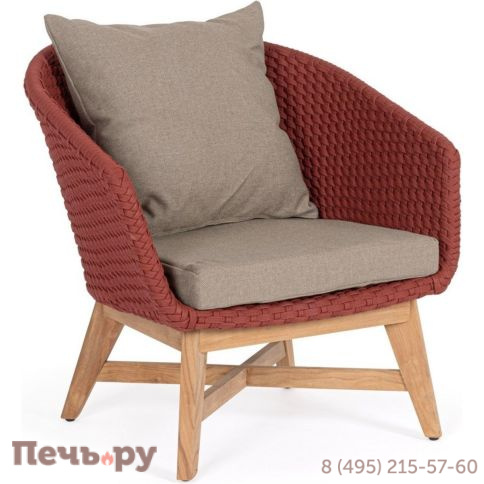 Кресло плетеное с подушкой Garden Relax Coachella 0804778 фото
