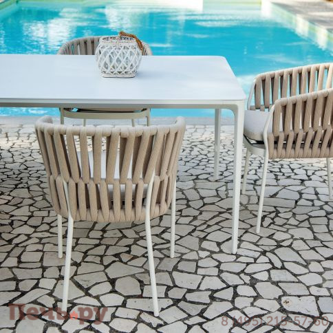 Кресло плетеное с подушкой Grattoni Soho фото 4