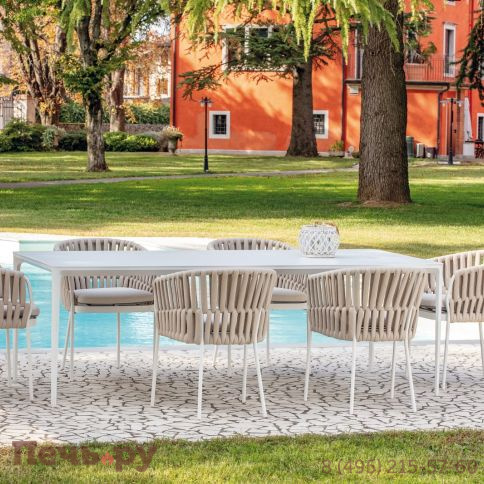 Кресло плетеное с подушкой Grattoni Soho фото 5