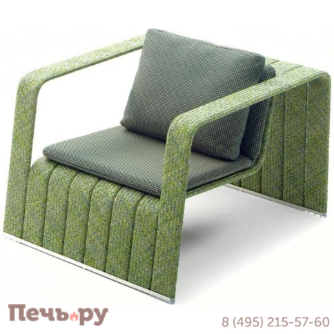 Кресло плетеное с подушкой Paola Lenti Frame фото