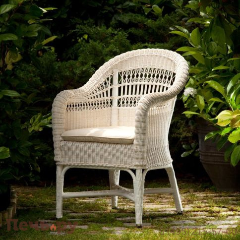 Кресло плетеное с подушкой Point Alga Armchair фото 5