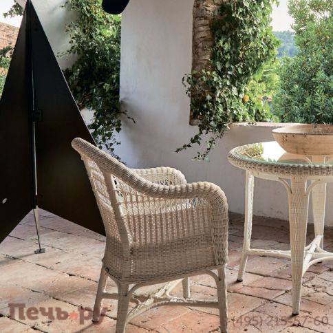 Кресло плетеное с подушкой Point Alga Armchair фото 6