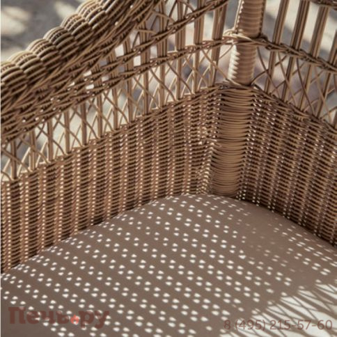 Кресло плетеное с подушкой Point Alga Armchair фото 8