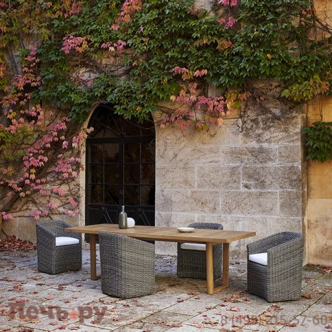 Кресло плетеное с подушкой Point Heritage фото 8