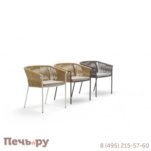 Кресло плетеное с подушкой Point Weave фото 11