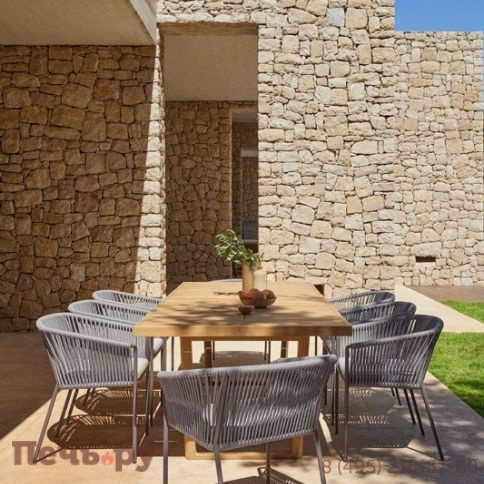 Кресло плетеное с подушкой Point Weave фото 4