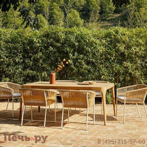 Кресло плетеное с подушкой Point Weave фото 5