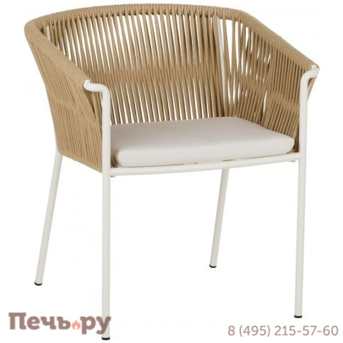 Кресло плетеное с подушкой Point Weave фото