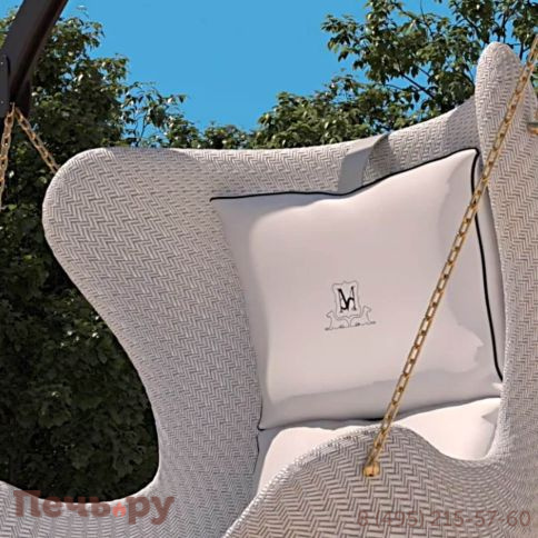 Кресло подвесное плетеное с подушками DFN Aldebaran фото 10