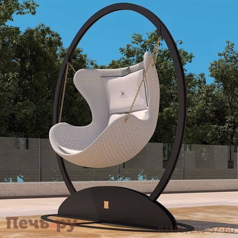 Кресло подвесное плетеное с подушками DFN Aldebaran фото 9