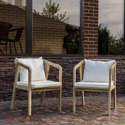 Кресло Royal Family MICHELLE из натуральной акации фото 6