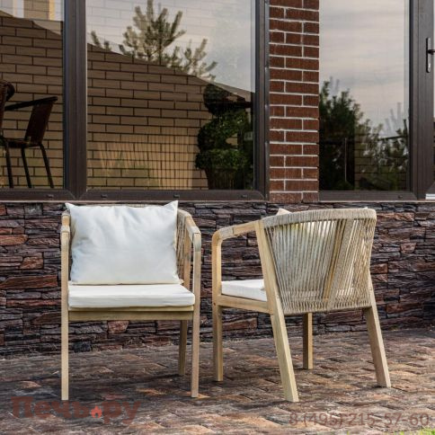 Кресло Royal Family MICHELLE из натуральной акации фото 7