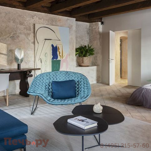 Кресло-шезлонг плетеное Paola Lenti Shito фото 5