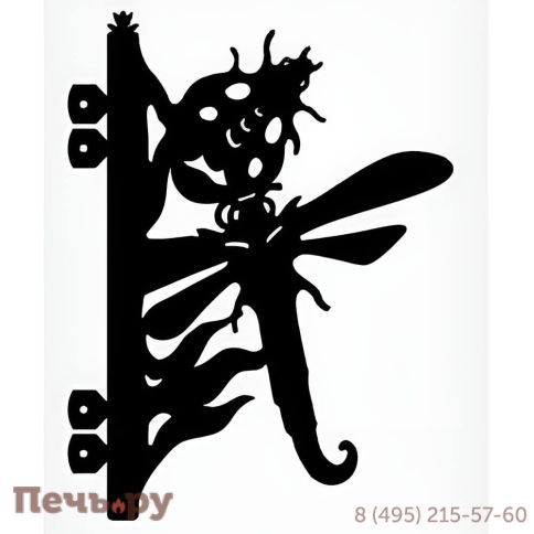 Кронштейн 704 Стрекоза для цветов фото