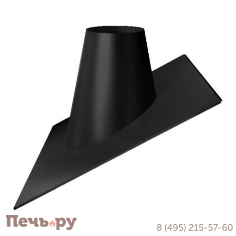 Кровельный элемент Вулкан VBR50 33-45 гр (AISI 439 0,5) черный фото