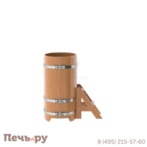 Купель BentWood овальная из дуба, 0,59Х1,06,  толщина стенок - 2,6 см фото 10