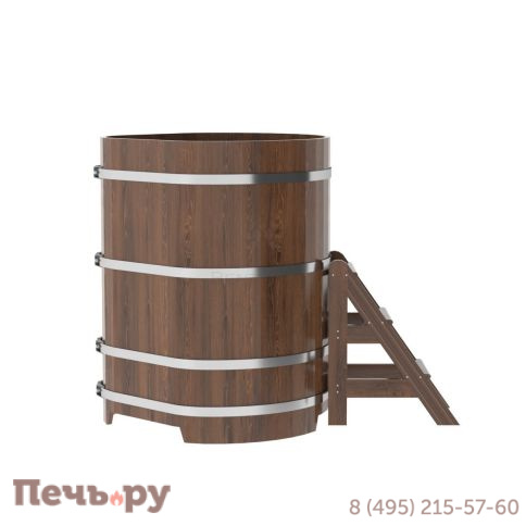 Купель BentWood угловая из дуба, 1,03Х1,03,  толщина стенок - 2,6 см фото 10