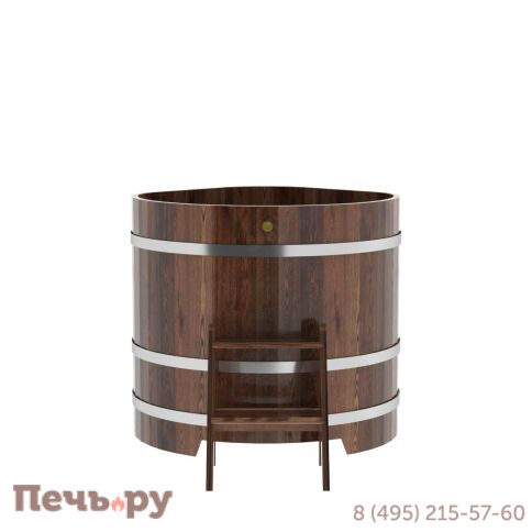 Купель BentWood угловая из лиственницы, 1,03Х1,03,  толщина стенок - 2,8 см фото 10