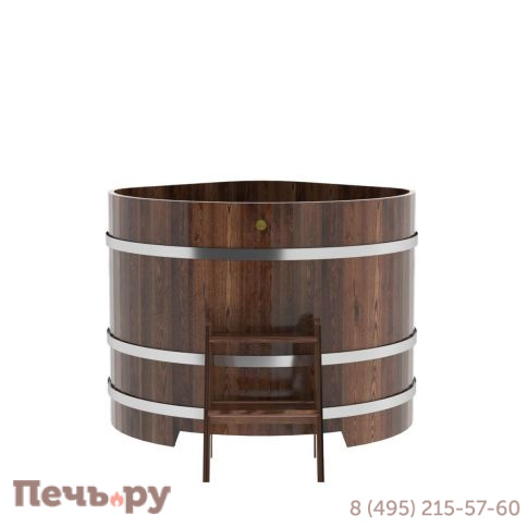 Купель BentWood угловая из лиственницы, 1,19Х1,19,  толщина стенок - 2,8 см фото 13