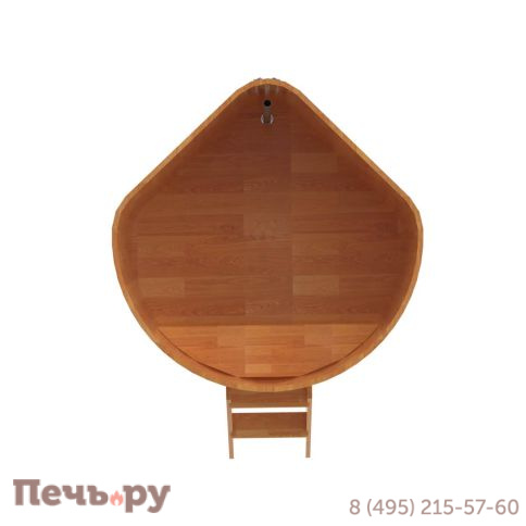 Купель BentWood угловая из сращенных ламелей лиственницы, 1,37Х1,37,  толщина стенок - 2,8 см фото 12