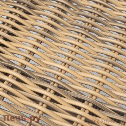 Латте 4SiS плетеный стол из искусственного ротанга 140х80см, цвет соломенный фото 5