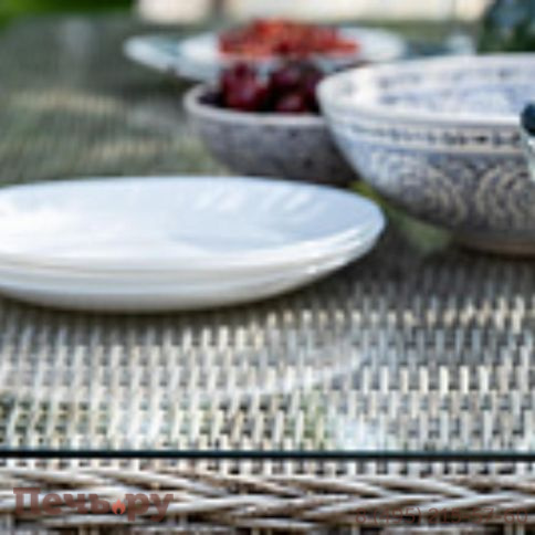 Латте 4SiS плетеный стол из искусственного ротанга 160х90см, цвет бежевый фото 4