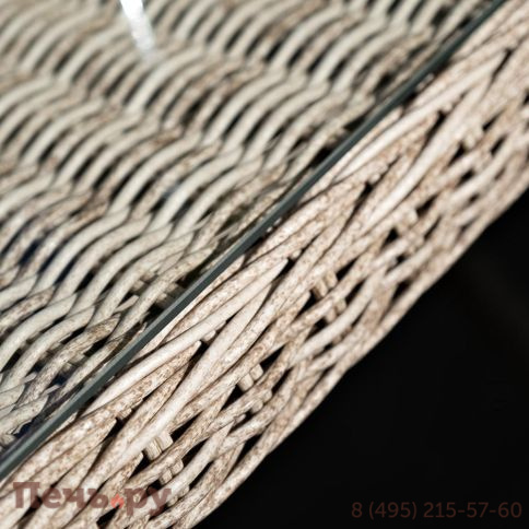 Латте 4SiS плетеный стол из искусственного ротанга 160х90см, цвет бежевый фото 5