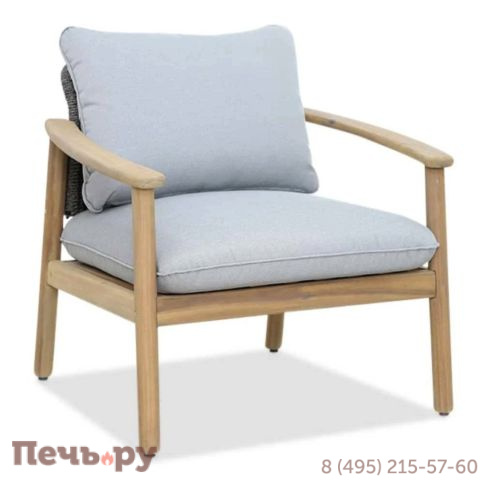 Лаунж-кресло деревянное с подушками Tagliamento Freeport фото 2