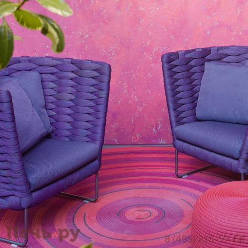 Лаунж-кресло плетеное Paola Lenti Ami фото 3