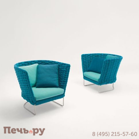 Лаунж-кресло плетеное Paola Lenti Ami фото 4