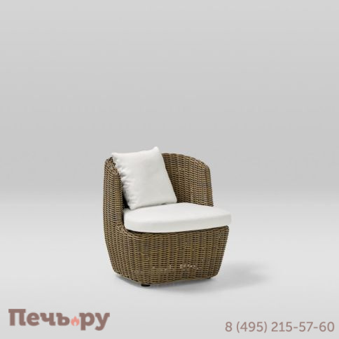 Лаунж-кресло плетеное с подушкой Point Heritage фото 4