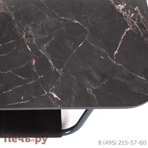 Лаунж-зона 4SiS Канны 4-местная плетеная из роупа (веревки), цвет темно-серый фото 13