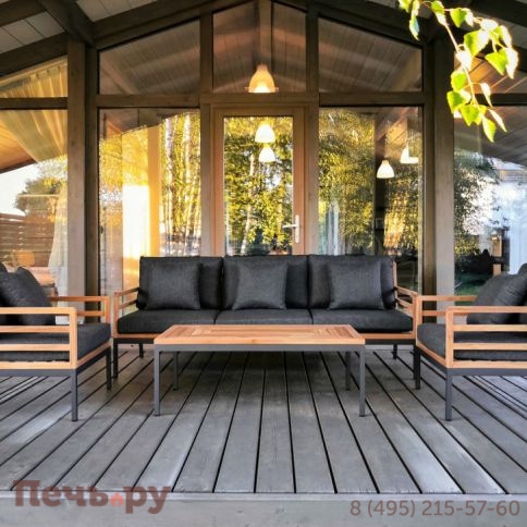 Лаунж зона Ideal Patio EGMONT с трехместным диваном фото 2