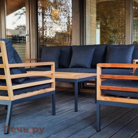 Лаунж зона Ideal Patio EGMONT с трехместным диваном фото 6