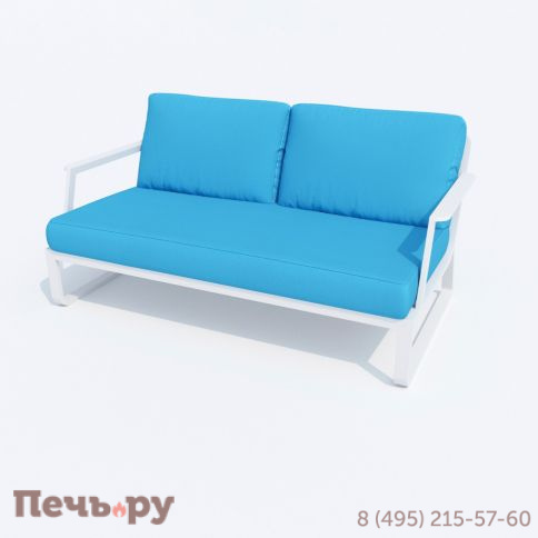 Лаунж зона Ideal Patio ESTIVO голубая - белый каркас фото 9