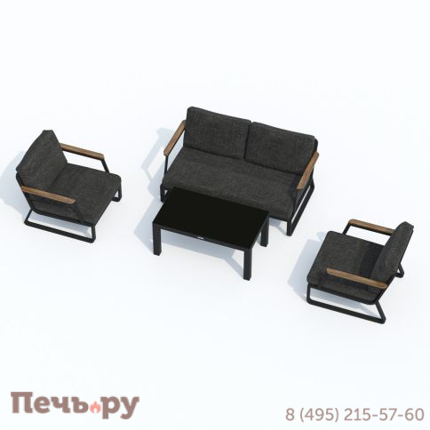 Лаунж зона Ideal Patio ESTIVO маренго - каркас карбон фото 8