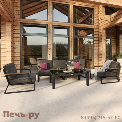 Лаунж зона Ideal Patio ESTIVO с трехместным диваном - маренго фото 2