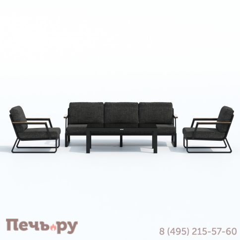 Лаунж зона Ideal Patio ESTIVO с трехместным диваном - маренго фото 7