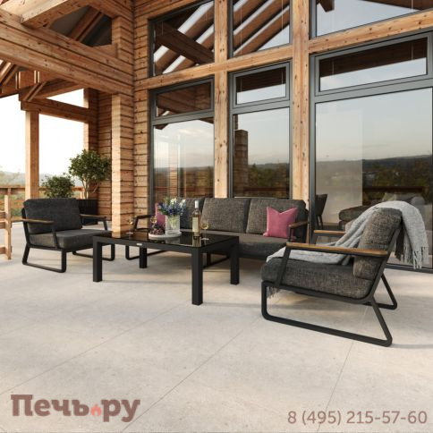 Лаунж зона Ideal Patio ESTIVO с трехместным диваном - маренго фото