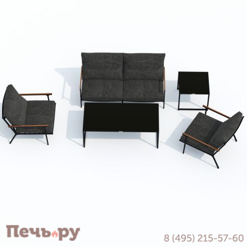 Лаунж зона Ideal Patio FESTA маренго с двухместным диваном фото 7