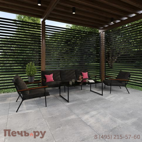 Лаунж зона Ideal Patio FESTA маренго с трехместным диваном фото 2