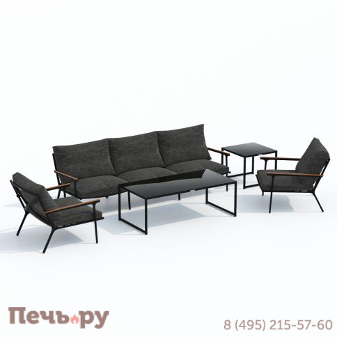 Лаунж зона Ideal Patio FESTA маренго с трехместным диваном фото 8